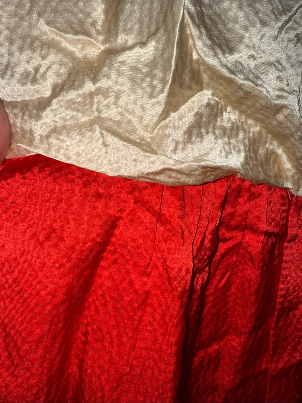 Tory Burch Cream and Red Midi Dress